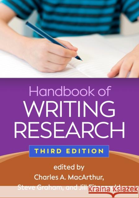 Handbook of Writing Research Charles A. MacArthur Steve Graham Jill Fitzgerald 9781462557271 Guilford Publications - książka