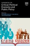 Handbook on Critical Political Economy and Public Policy  9781800373778 Edward Elgar Publishing Ltd