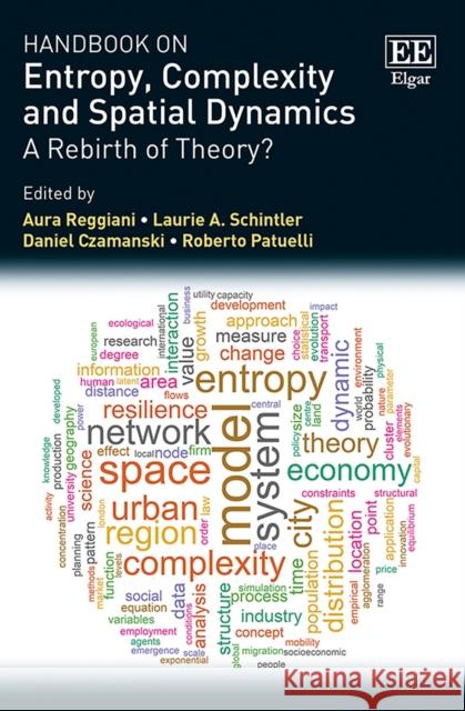 Handbook on Entropy, Complexity and Spatial Dynamics: A Rebirth of Theory? Aura Reggiani, Laurie A. Schintler, Daniel Czamanski, Roberto Patuelli 9781839100581 Edward Elgar Publishing Ltd - książka