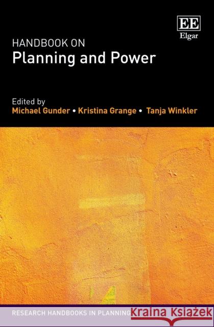 Handbook on Planning and Power  9781839109751 Edward Elgar Publishing Ltd - książka