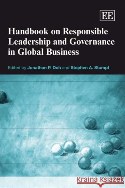 Handbook on Responsible Leadership and Governance in Global Business  9781843766360 Edward Elgar Publishing Ltd - książka