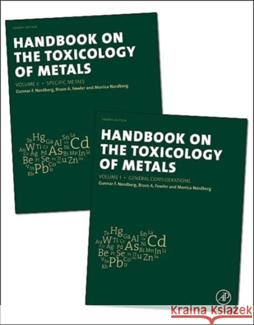 Handbook on the Toxicology of Metals Gunnar Nordberg 9780444594532 ACADEMIC PRESS - książka