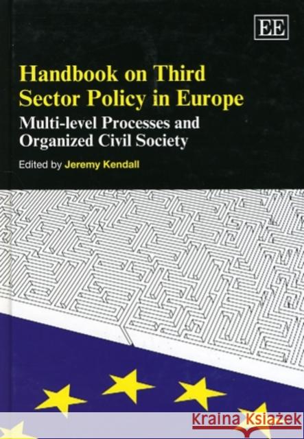 Handbook on Third Sector Policy in Europe Multi-level Processes and Organized Civil Society  9781845429607  - książka