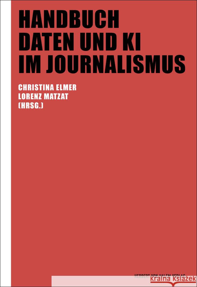 Handbuch Daten und KI im Journalismus  9783744521024 Halem - książka