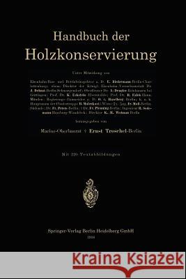 Handbuch Der Holzkonservierung Troschel, Ernst 9783662421703 Springer - książka