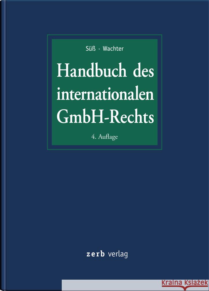 Handbuch des internationalen GmbH-Rechts  9783956611155 Zerb - książka