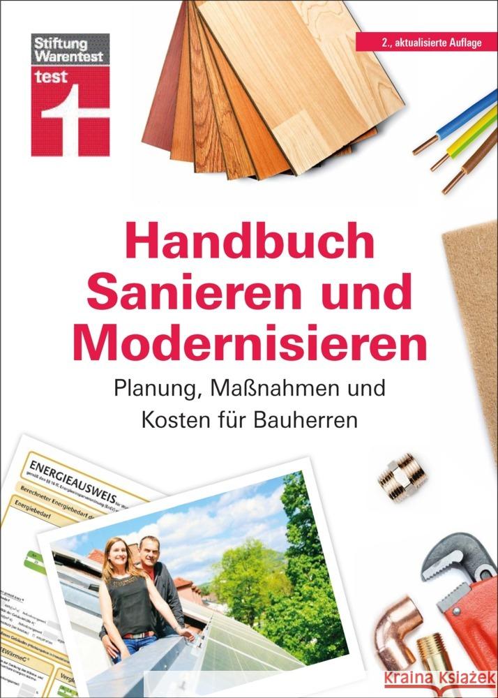 Handbuch Sanieren und Modernisieren Burk, Peter 9783747103906 Stiftung Warentest - książka