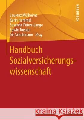 Handbuch Sozialversicherungswissenschaft Laurenz Muhlheims Karin Hummel Susanne Peters-Lange 9783658088392 Springer vs - książka