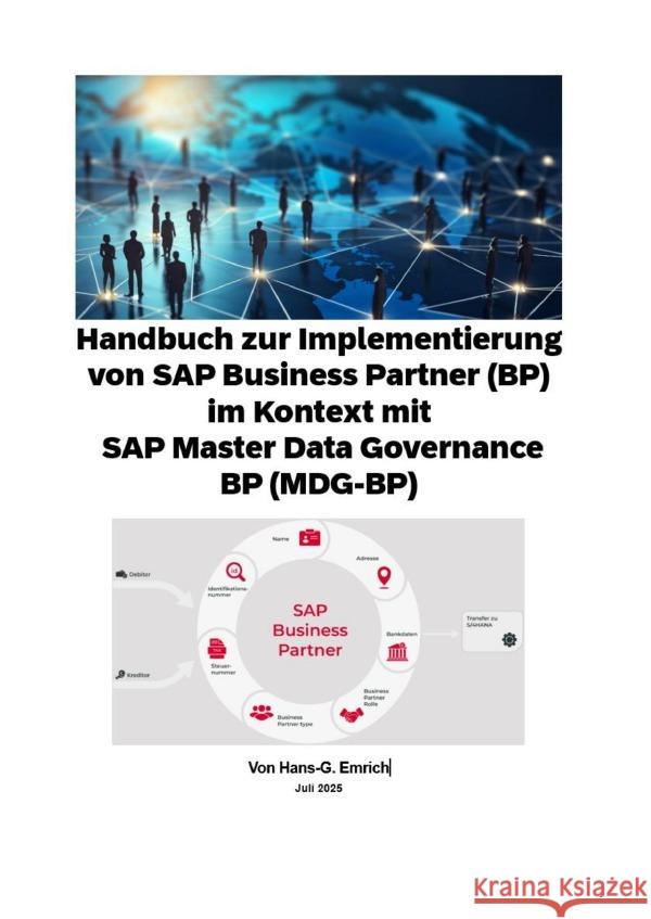 Handbuch zur Implementierung von SAP Business Partner (BP) im Kontext mit  SAP Master Data Governance BP (MDG-BP) Emrich, Hans-Georg 9783819755163 epubli - książka