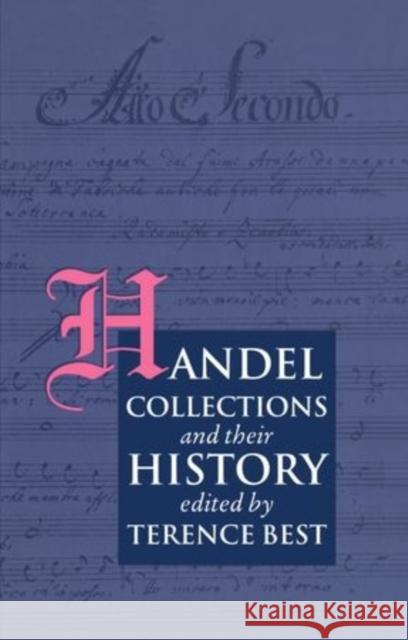 Handel Collections and Their History  9780198162995 OXFORD UNIVERSITY PRESS - książka