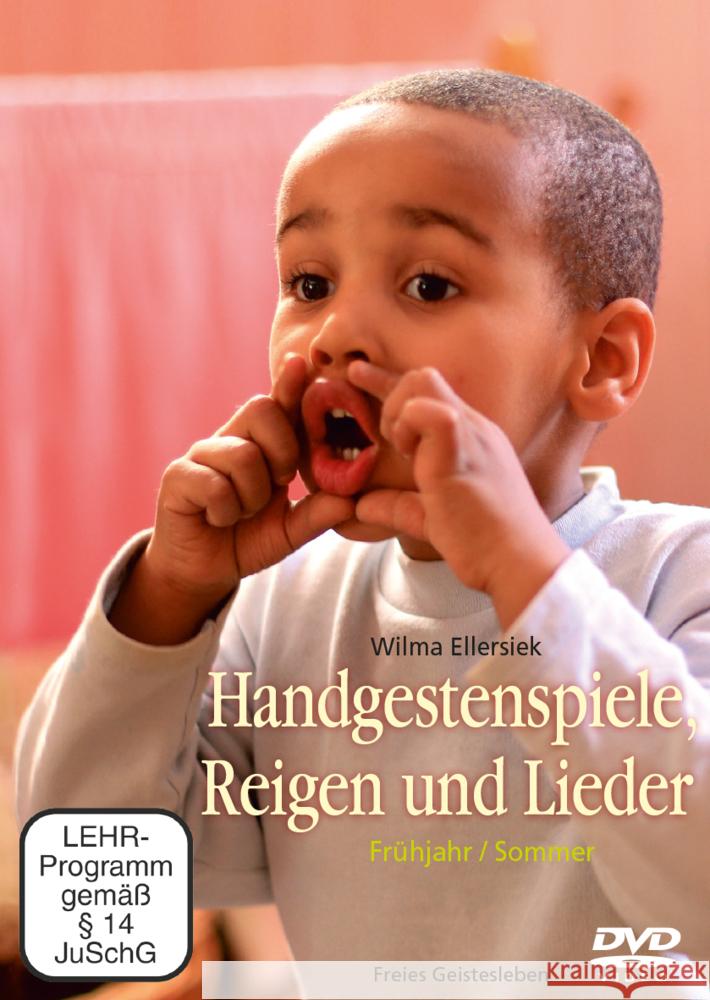 Handgestenspiele, Reigen und Lieder, 1 DVD Ellersiek, Wilma 9783772531637 Freies Geistesleben - książka