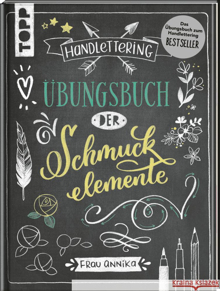 Handlettering. Übungsbuch der Schmuckelemente Frau Annika 9783772447426 Frech - książka