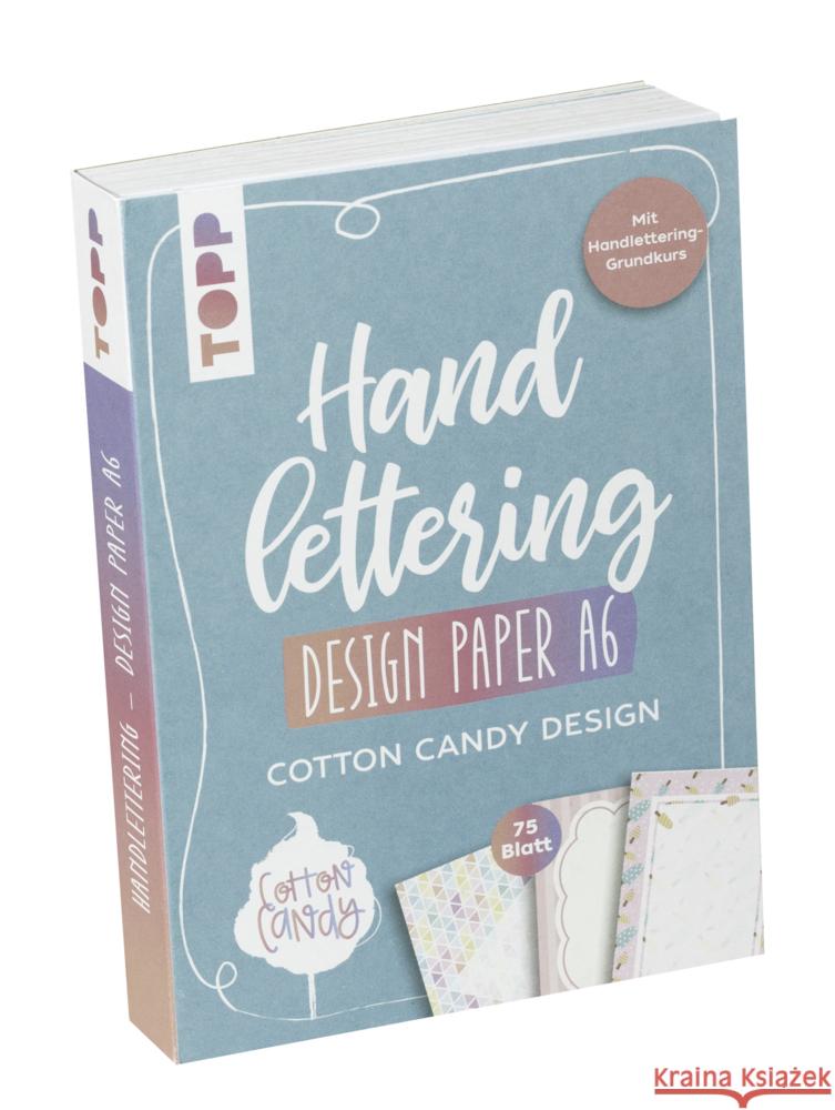 Handlettering Design Paper Block Cotton Candy A6 Blum, Ludmila 4007742182465 Frech - książka