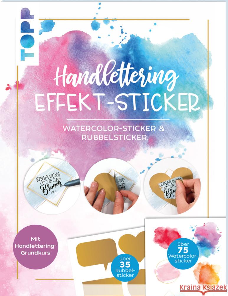 Handlettering Effekt-Stickerbuch Blum, Ludmila; frechverlag 9783772449833 Frech - książka