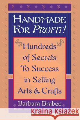 HANDMADE FOR PROFIT  9780871318121 ROWMAN & LITTLEFIELD - książka