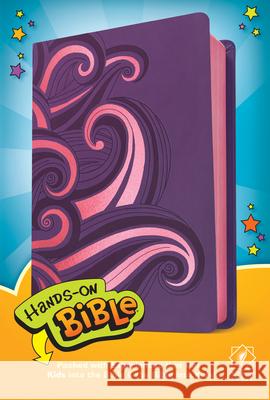 Hands-On Bible NLT (Leatherlike, Purple/Pink Swirls) Tyndale                                  Group Publishing 9781496450166 Tyndale House Publishers - książka