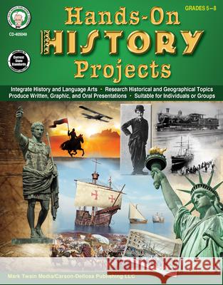 Hands-On History Projects Resource Book, Grades 5 - 8 Joyce Stulgis Blalok 9781622238170 Mark Twain Media - książka