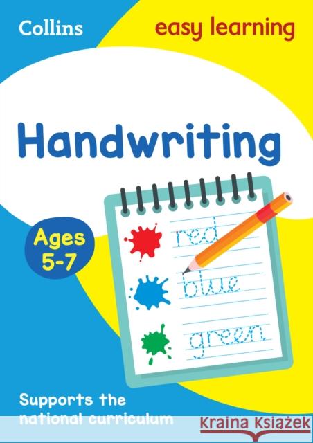 Handwriting Ages 5-7: Prepare for School with Easy Home Learning Collins Easy Learning 9780008151454 HarperCollins Publishers - książka