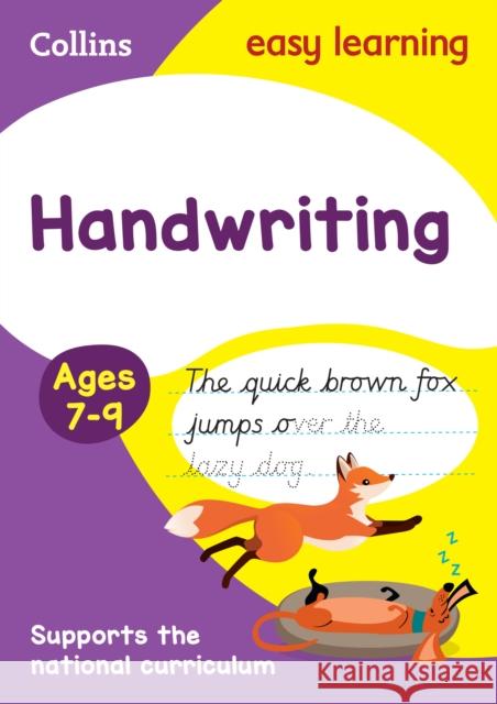 Handwriting Ages 7-9: Ideal for Home Learning Collins Easy Learning 9780008151423 COLLINS EDUCATIONAL CORE LIST - książka