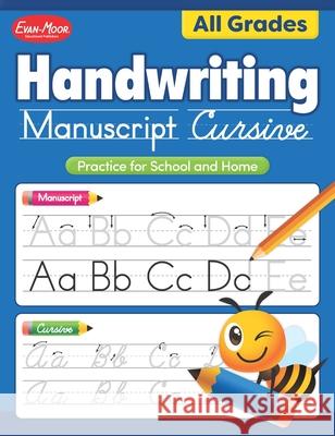 Handwriting: Manuscript, Cursive - All Grades Evan-Moor Corporation 9781645144090 Evan-Moor Educational Publishers - książka