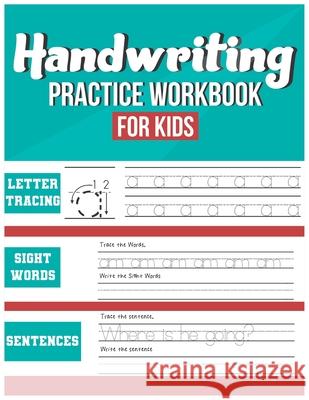 Handwriting Practice Workbook for Kids Handwriting Workbooks Collection 9798720294861 Independently Published - książka