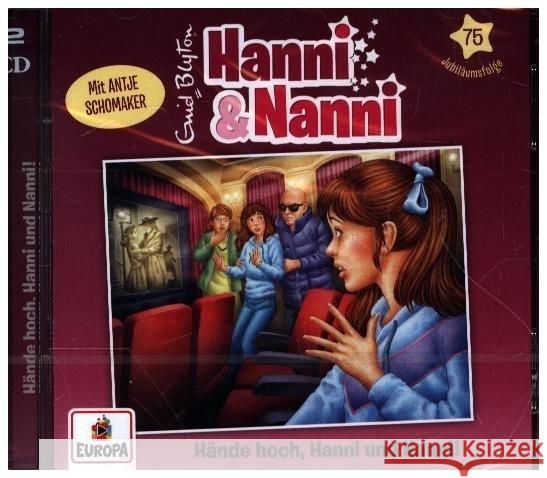 Hanni und Nanni - Hände hoch, Hanni und Nanni!. Tl.75, 2 Audio-CD  0196588042324 Miller Sonstiges Wortprogramm - książka