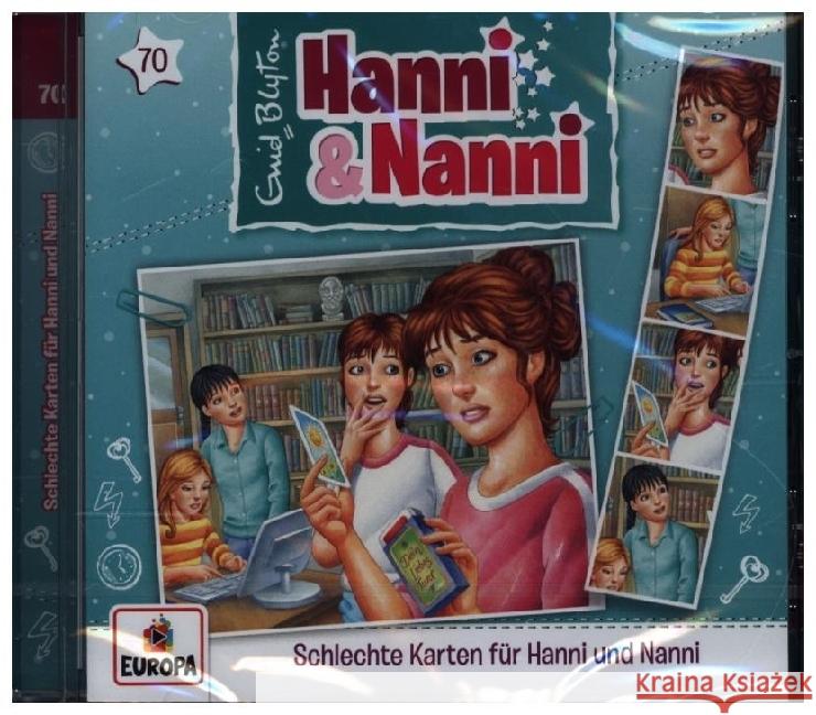 Hanni und Nanni - Schlechte Karten für Hanni und Nanni, 1 Audio-CD  0194398001623 Miller Sonstiges Wortprogramm - książka