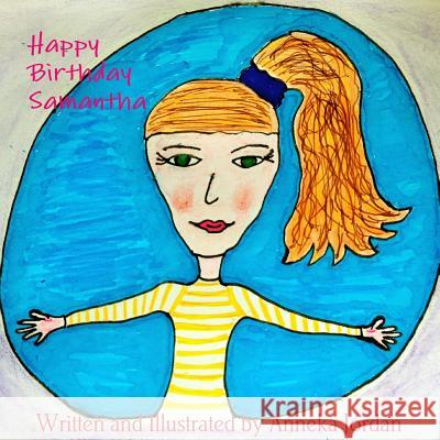 Happy Birthday Samantha Anneka Jordan 9781326427399 Lulu.com - książka