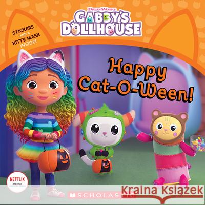 Happy Cat-O-Ween! (Gabby's Dollhouse Storybook) Martins, Gabhi 9781338804447 Scholastic Inc. - książka