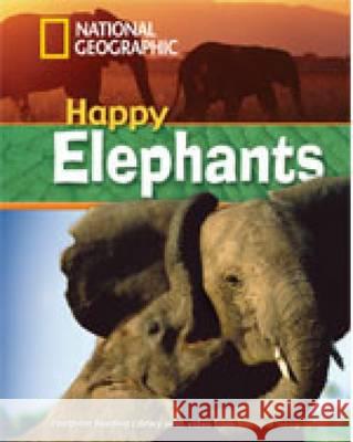 Happy Elephants : Text in English. Niveau A2 Rob Waring 9781424010431 National Geographic Learning - książka