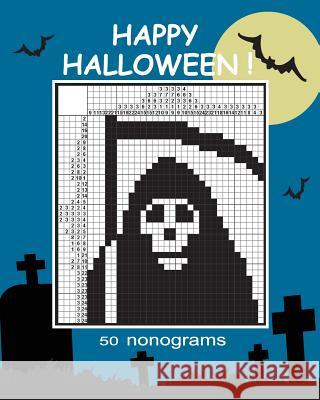 Happy Halloween! nonograms. Vadim Teriokhin 9781979001113 Createspace Independent Publishing Platform - książka