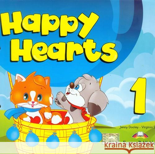 Happy Hearts 1 PB +CD + DVD EXPRESS PUBLISHING Dooley Jenny Evans Virginia 9781471502224 Express Publishing - książka