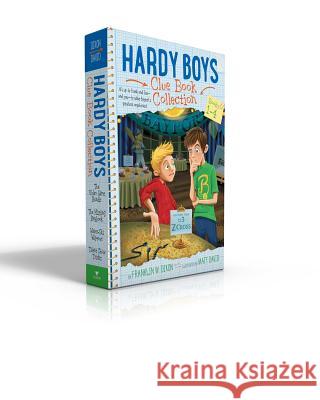 Hardy Boys Clue Book Collection Books 1-4: The Video Game Bandit; The Missing Playbook; Water-Ski Wipeout; Talent Show Tricks Franklin W. Dixon Matt David 9781481489065 Aladdin - książka
