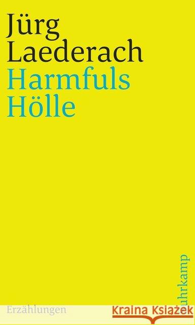 Harmfuls Hölle Laederach, Jürg 9783518241226 Suhrkamp - książka