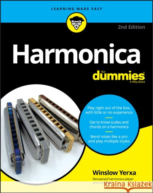 Harmonica For Dummies Winslow Yerxa 9781119700128 John Wiley & Sons Inc - książka