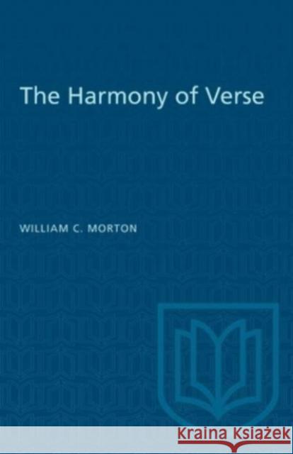 HARMONY OF VERSE  9781487578848 TORONTO UNIVERSITY PRESS - książka