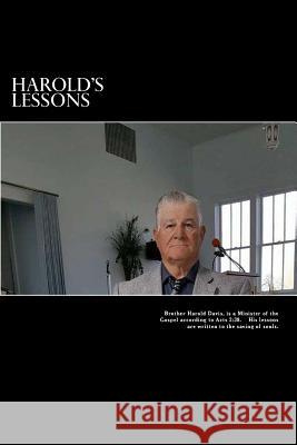 Harold's Lessons Bro Harold Davis 9781723454790 Createspace Independent Publishing Platform - książka