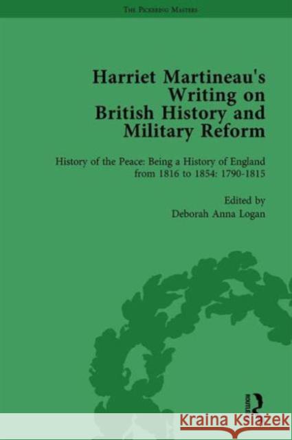 Harriet Martineau's Writing on British History and Military Reform, Vol 1 Deborah Logan Kathryn Sklar  9781138753952 Routledge - książka