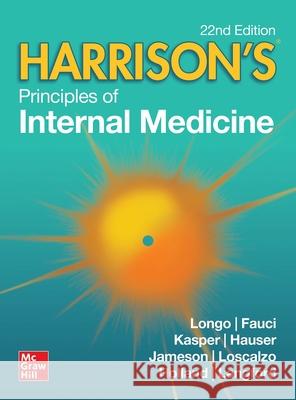 Harrison's Principles of Internal Medicine, Twenty-Second Edition (Vol.1 & Vol.2) Dan Longo Anthony S. Fauci Dennis L. Kasper 9781265979317 McGraw Hill / Medical - książka