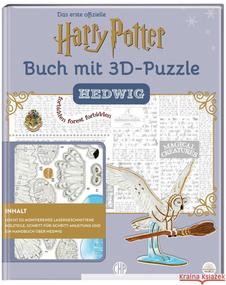 Harry Potter - Hedwig - Das offizielle Buch mit 3D-Puzzle Fan-Art Warner Bros. Consumer Products GmbH 9783845519104 CHP - książka