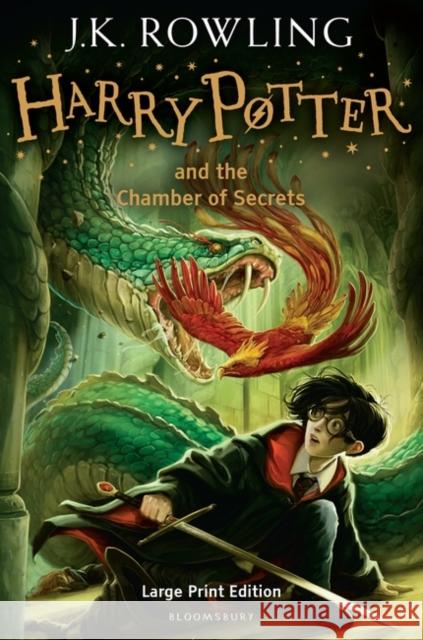 Harry Potter and the Chamber of Secrets: Large Print Edition J.K. Rowling 9780747560722 Bloomsbury Publishing PLC - książka