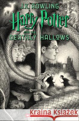 Harry Potter and the Deathly Hallows (Brian Selznick Cover Edition) J. K. Rowling Mary Grandprae Brian Selznick 9780606415187 Turtleback Books - książka