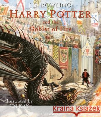 Harry Potter and the Goblet of Fire: Illustrated Edition Rowling J.K. 9781408845677 Bloomsbury Publishing PLC - książka
