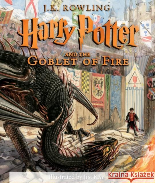 Harry Potter and the Goblet of Fire: The Illustrated Edition (Harry Potter, Book 4) J. K. Rowling 9780545791427 Arthur A. Levine Books - książka