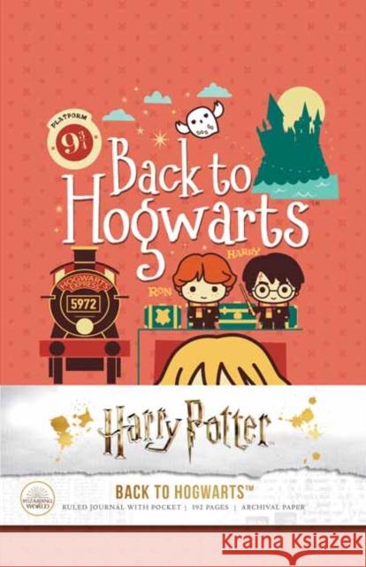 Harry Potter: Back to Hogwarts Hardcover Ruled Journal Insight Editions 9781683838913 Insight Editions - książka