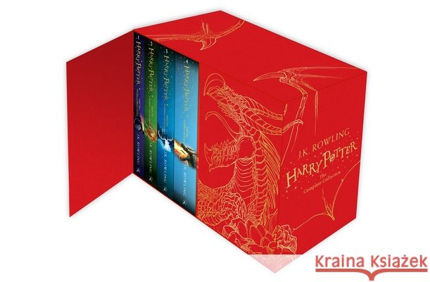 Harry Potter Box Set: The Complete Collection (Children’s Hardback) J.K. Rowling 9781408856789 Bloomsbury Publishing PLC - książka
