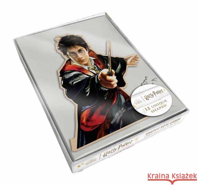 Harry Potter Boxed Die-Cut Note Cards Insight Editions 9781647226909 Insight Editions - książka