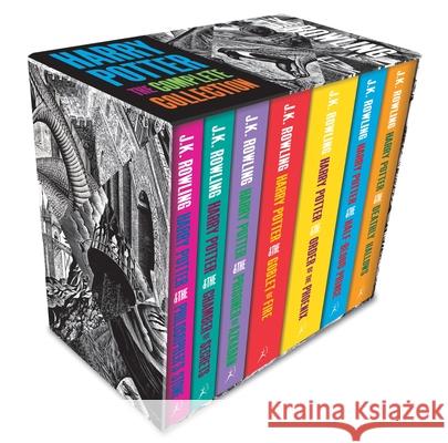 Harry Potter Boxed Set: The Complete Collection (Adult Paperback) Rowling J.K. 9781408898659 Bloomsbury Publishing PLC - książka