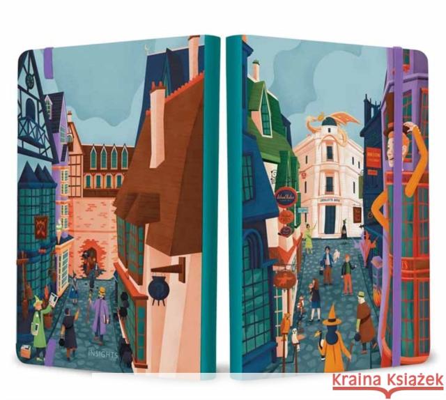 Harry Potter: Exploring Diagon Alley Softcover Notebook Muti 9781647222338 Insights - książka