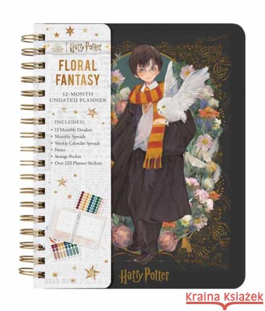 Harry Potter: Floral Fantasy 12-Month Undated Planner Insights 9781647225605 Insight Editions - książka